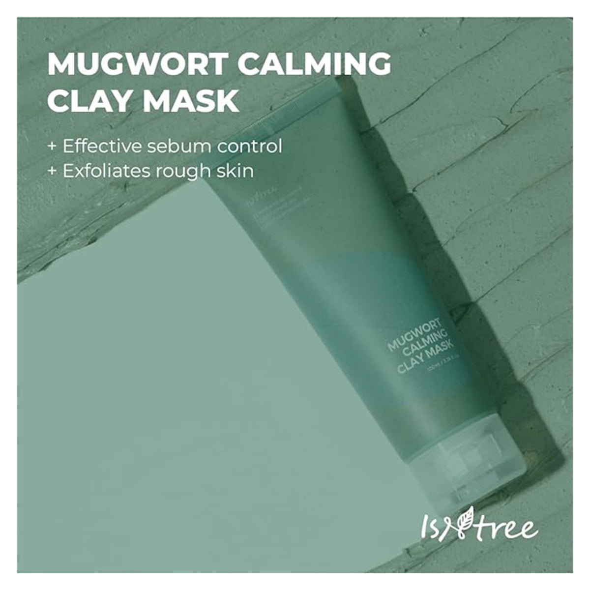 Isntree Mugwort Calming Clay Mask 100Ml - Skin korea