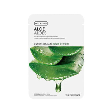 Real Nature Face Mask With Aloe Extract - Skin korea