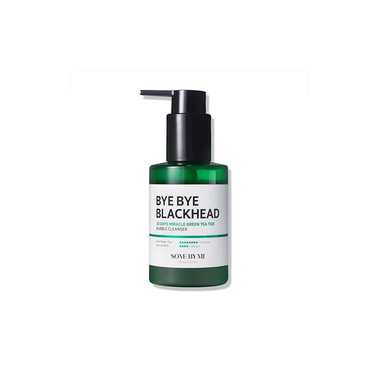 Some By Mi Bye Bye Blackhead 30 Days Green Tea Tox Bubble Cleanser - Skin korea